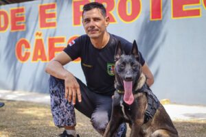 Imagem da notícia - SEPcD leva crianças para manhã lúdica com cães da Polícia Militar